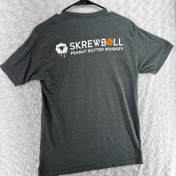 Skrewball Peanut Butter Whiskey Unisex Size Medium Grey Tshirt - Picture 9 of 9